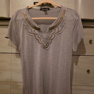 Banana Republic Women's Top - Elegant Gray